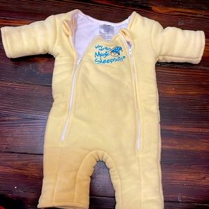 Magic Merlin fleece sleepsuit 3-6m . Never worn EUC